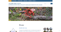 Desktop Screenshot of anareskiclub.org